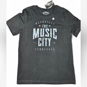 BNWT Jack Daniels Black Music City Tee
